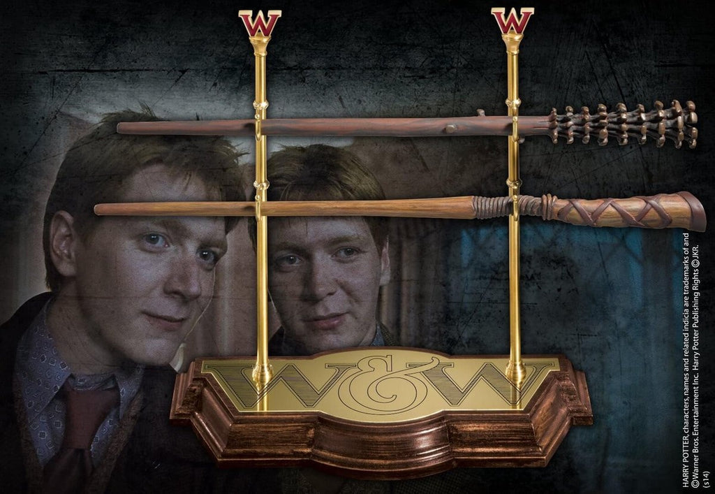 The Noble Collection Harry Potter (tover)staf wand collection weasley twins bruin