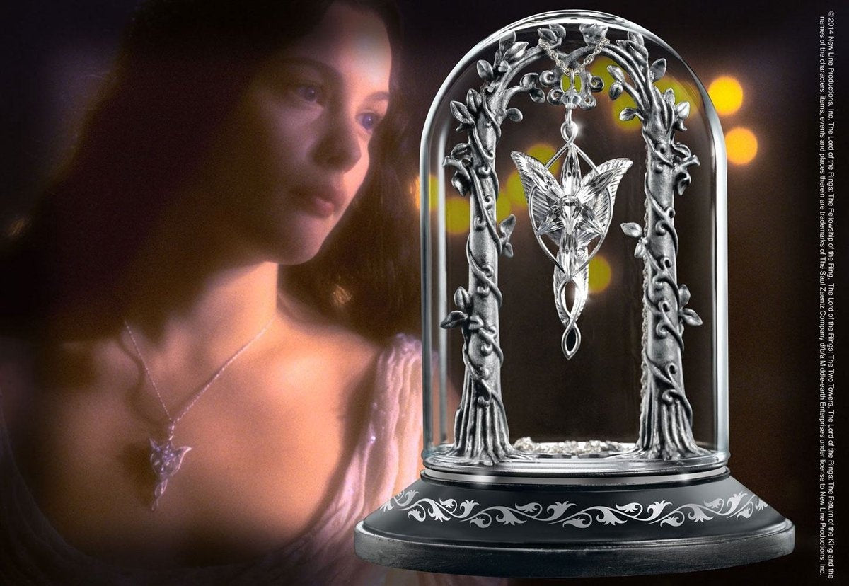 Lord of the rings: arwen evenstar pendant display – ketting