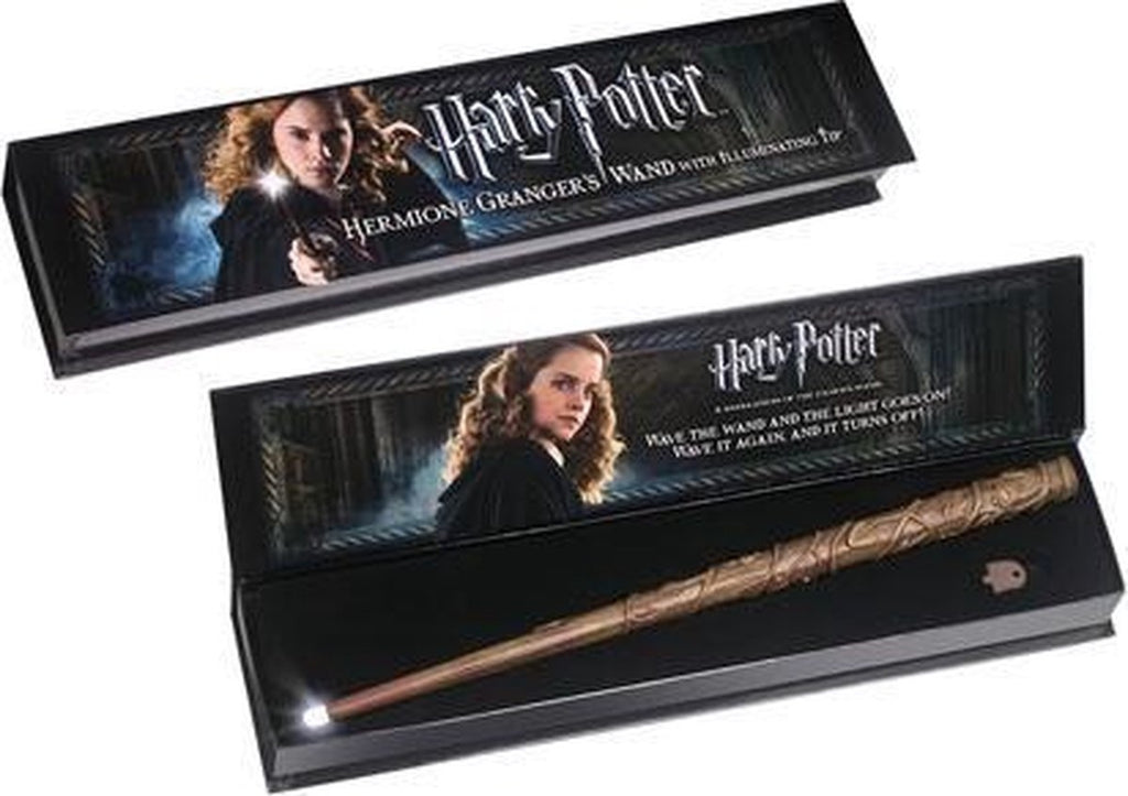 The Noble Collection Harry Potter – illuminating wand hermione granger 38 cm (tover)staf – bruin