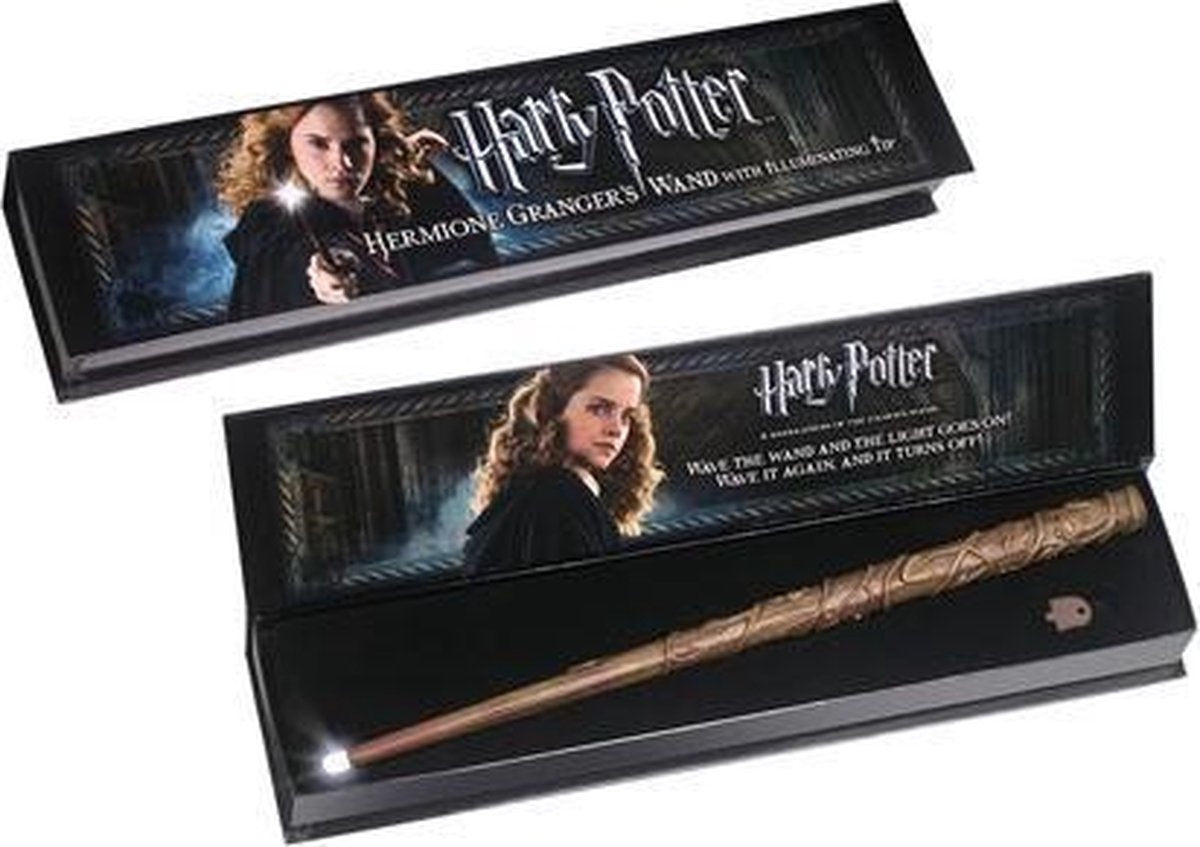 The Noble Collection Harry Potter – illuminating wand hermione granger 38 cm (tover)staf – bruin