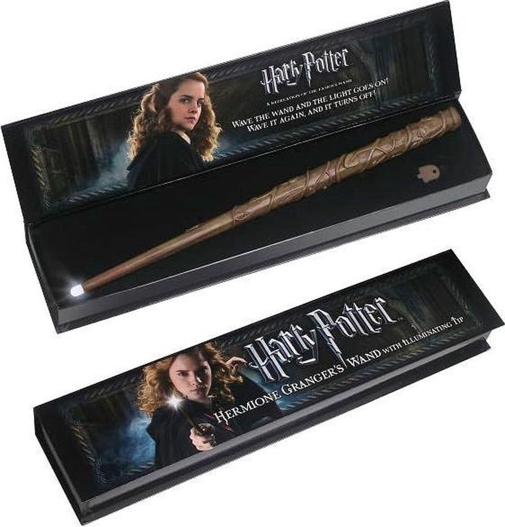 The Noble Collection Harry Potter – illuminating wand hermione granger 38 cm (tover)staf – bruin