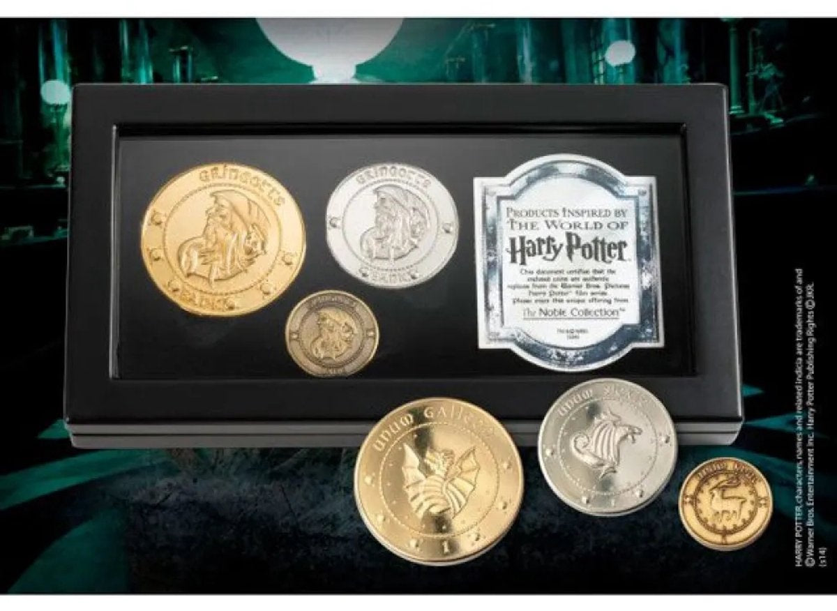 The Noble Collection Harry Potter gringotts bank coins replica – gringott munten