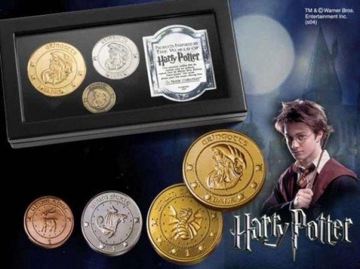 The Noble Collection Harry Potter gringotts bank coins replica – gringott munten