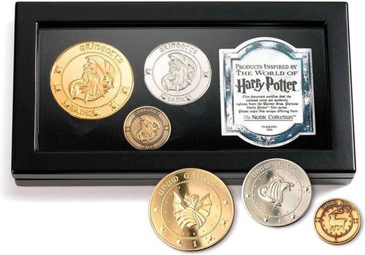 The Noble Collection Harry Potter gringotts bank coins replica – gringott munten