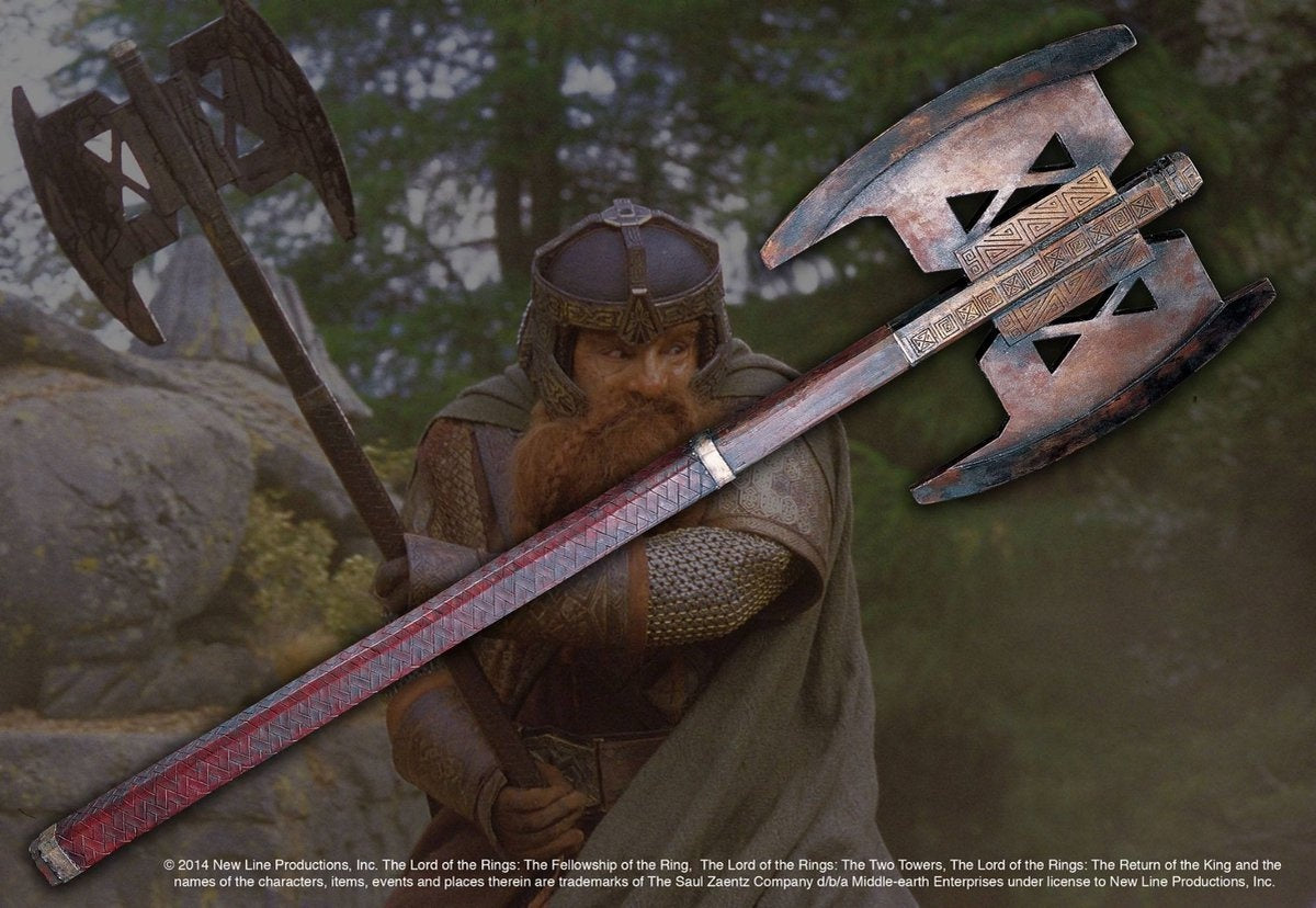 The Noble Collection lord of the rings – gimli's axe replica