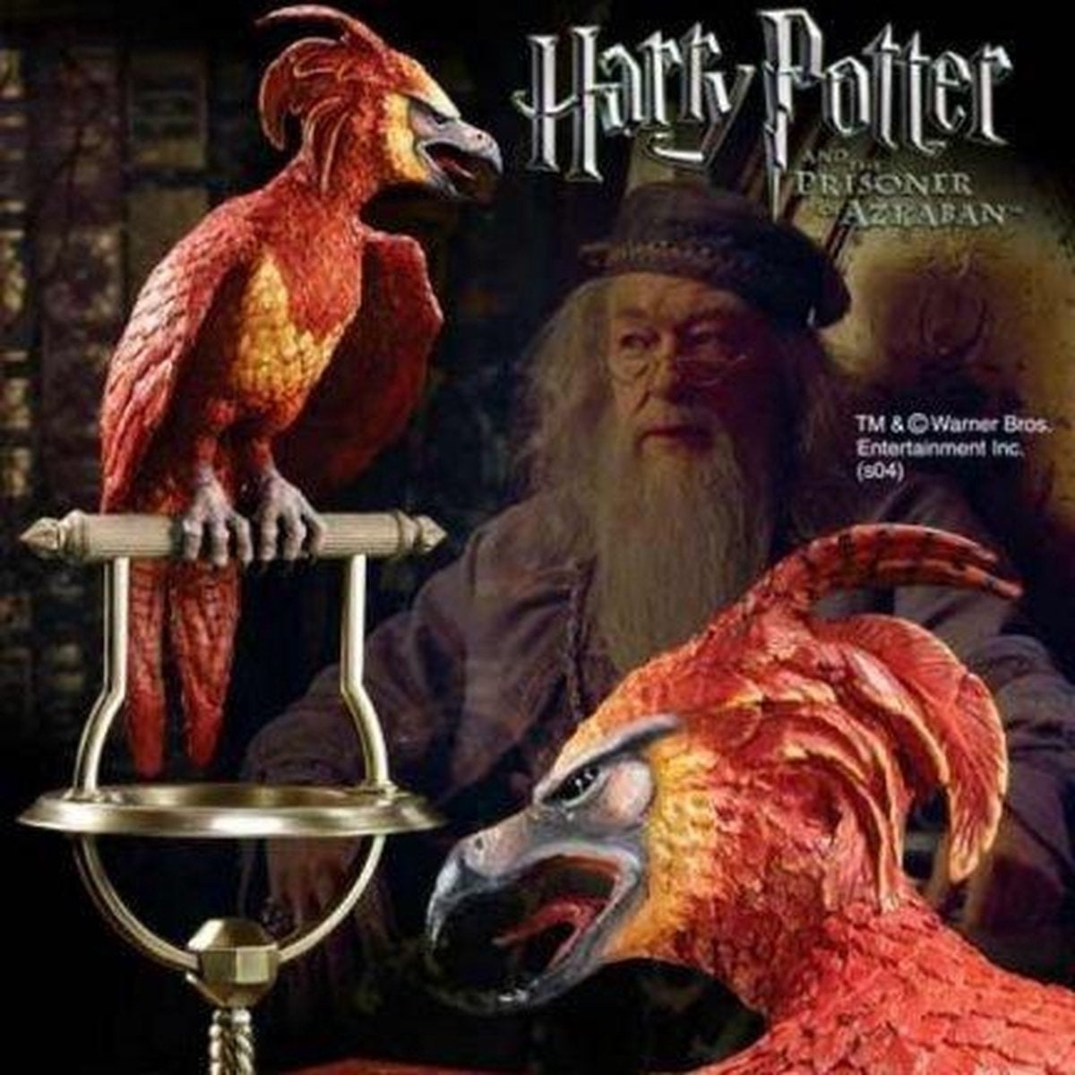 Harry Potter fawkes phoenix standbeeld