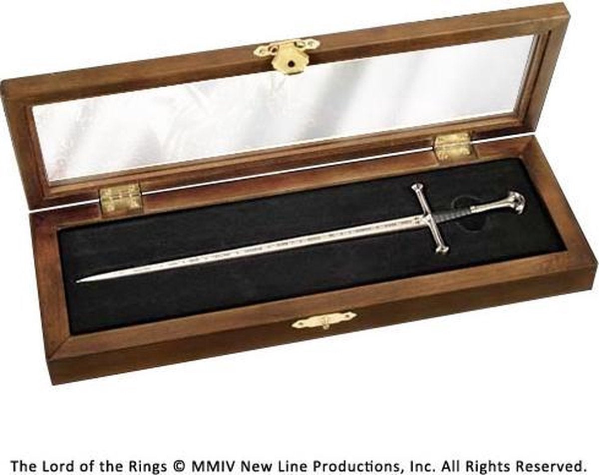 The Noble Collection the lord of the rings – anduril letter opener – zilverkleurig