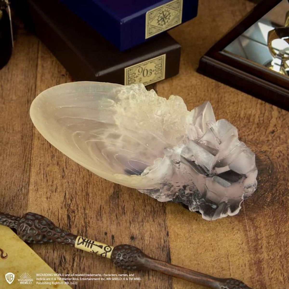 The Noble Collection Harry Potter – replica crystal goblet verzamelobject – wit