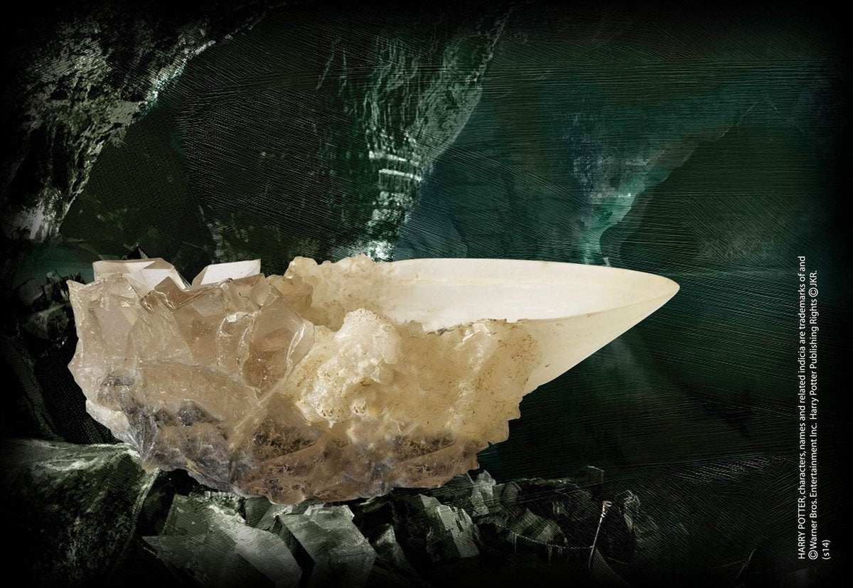 The Noble Collection Harry Potter – replica crystal goblet verzamelobject – wit