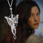 Lord of the rings pendant arwen´s evenstar (silver plated)