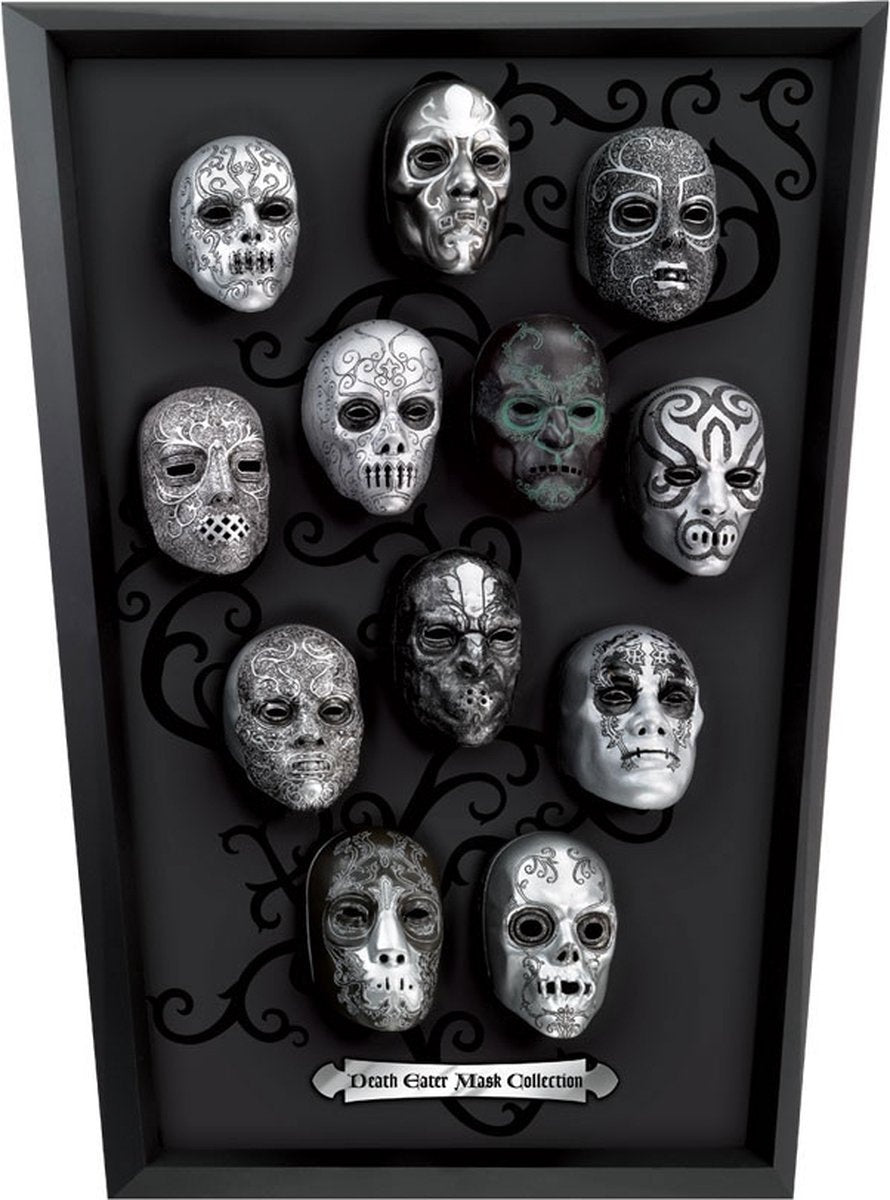 The Noble Collection Harry Potter muurdecoratie death eater mask collection zwart