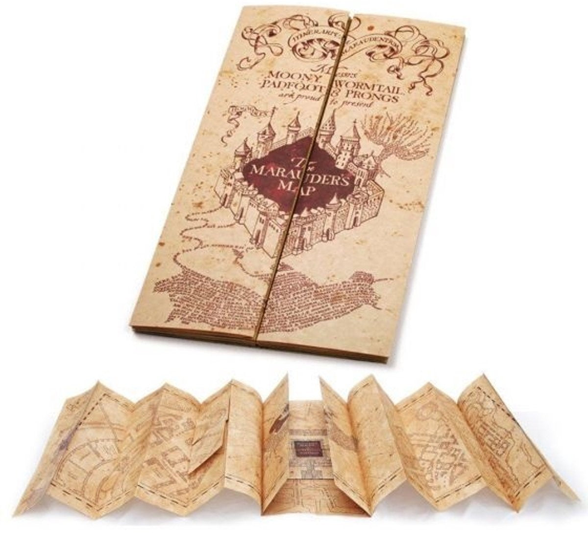 The Noble Collection Harry Potter – replica 1/1 marauder's map verzamelobject – creme