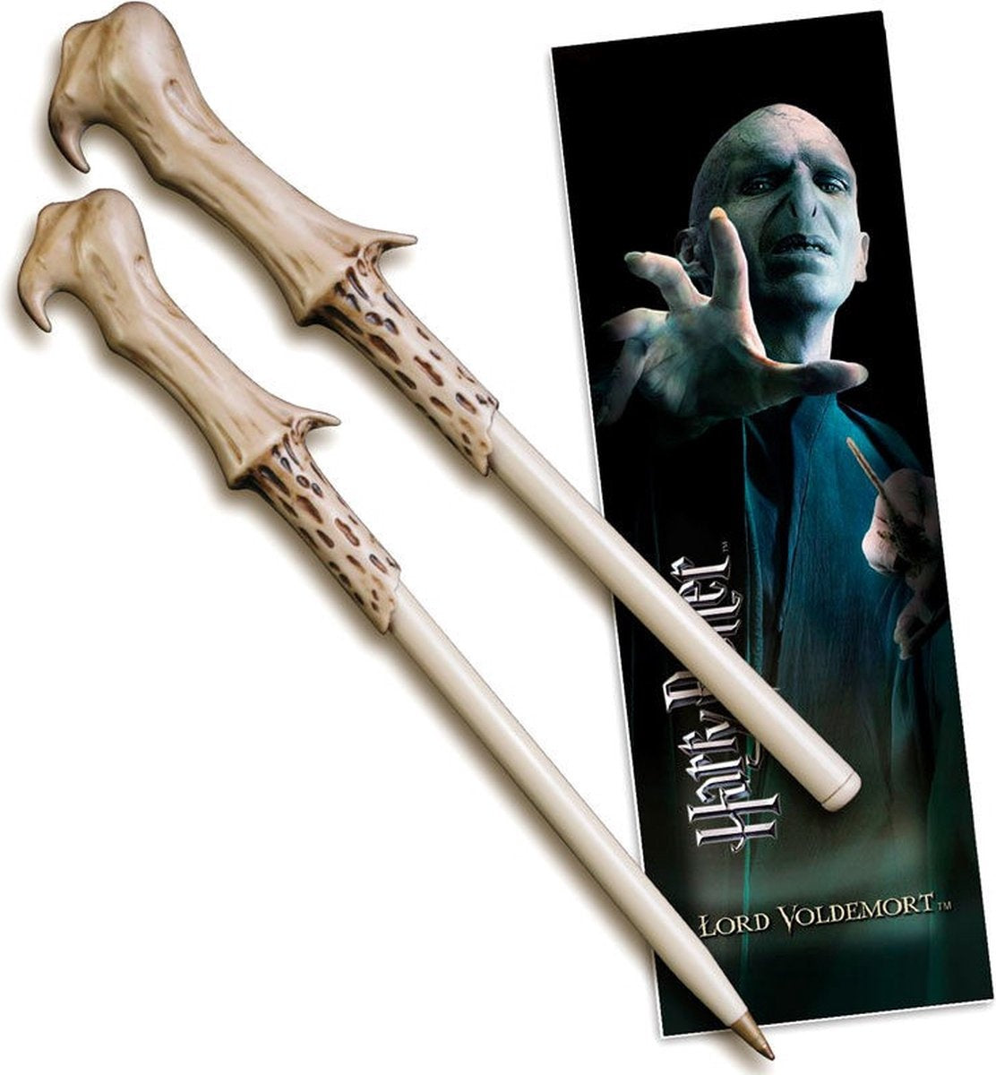 The Noble Collection toverstaf Harry Potter: voldemort's wand and bookmark