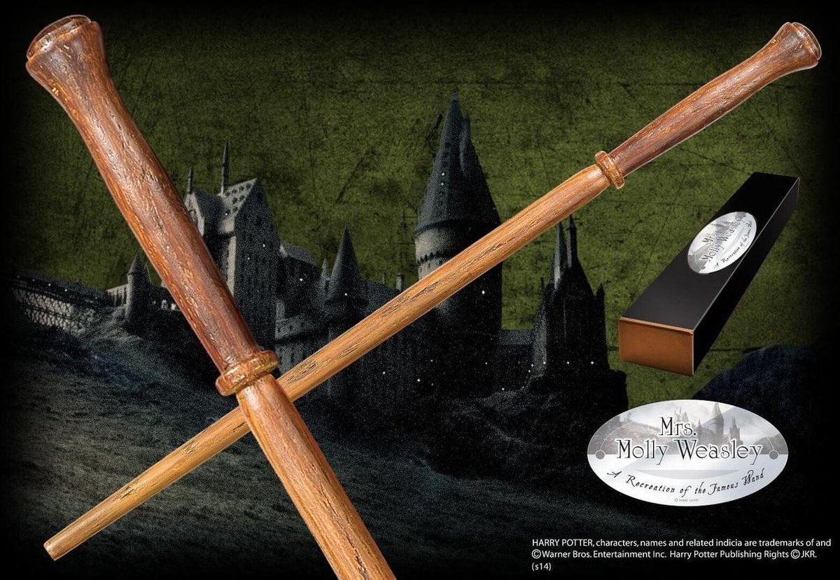 Harry Potter toverstok van mrs. molly weasley decoratieve artikelen bruin