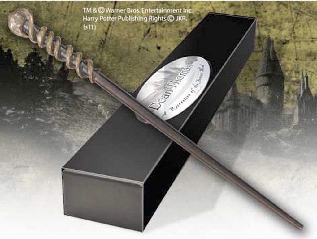 The Noble Collection Harry Potter (tover)staf wand dean thomas (character-edition) bruin