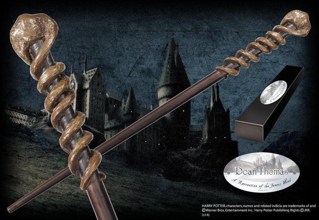 The Noble Collection Harry Potter (tover)staf wand dean thomas (character-edition) bruin