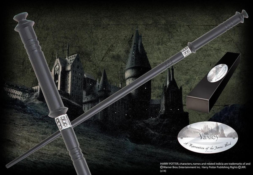 The Noble Collection Harry Potter (tover)staf wand yaxley (character-edition) bruin