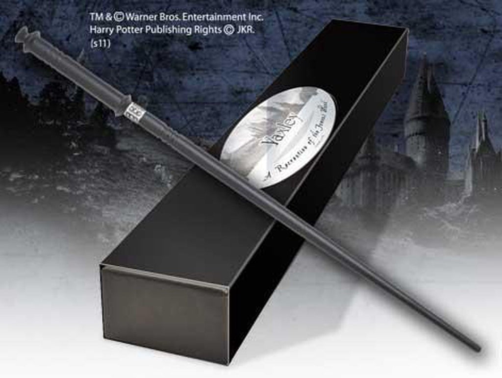The Noble Collection Harry Potter (tover)staf wand yaxley (character-edition) bruin
