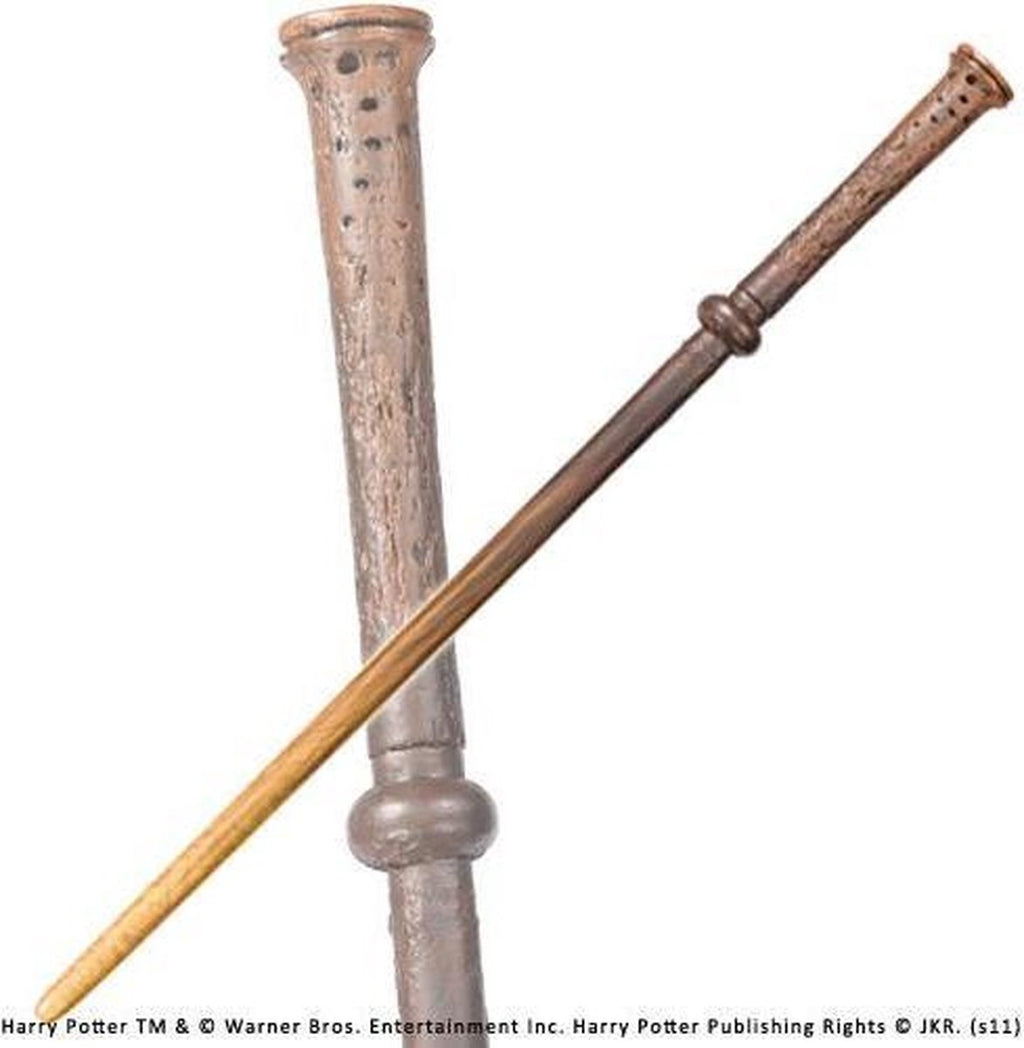 The Noble Collection Harry Potter – wand professor pomona sprout (character-edition) (tover)staf – bruin