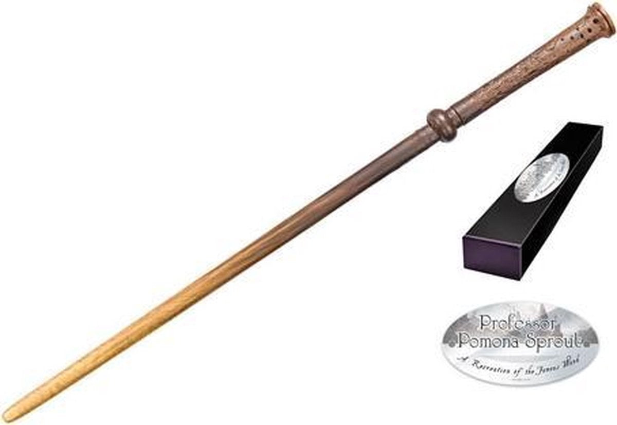 The Noble Collection Harry Potter – wand professor pomona sprout (character-edition) (tover)staf – bruin
