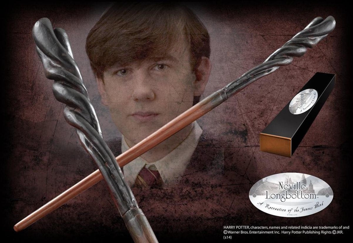 Harry Potter toverstok van neville longbottom decoratieve artikelen bruin-zwart