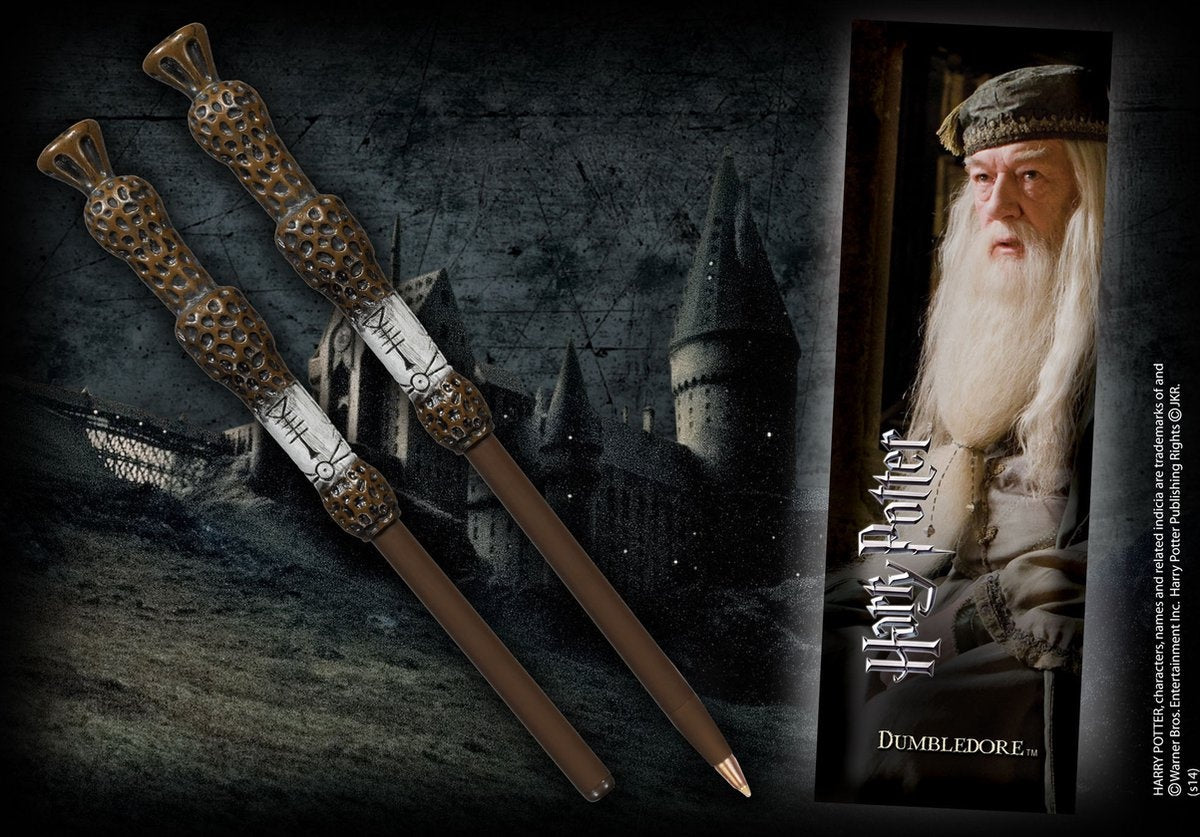 The Noble Collection Harry Potter pen en bladwijzerset dumbledore