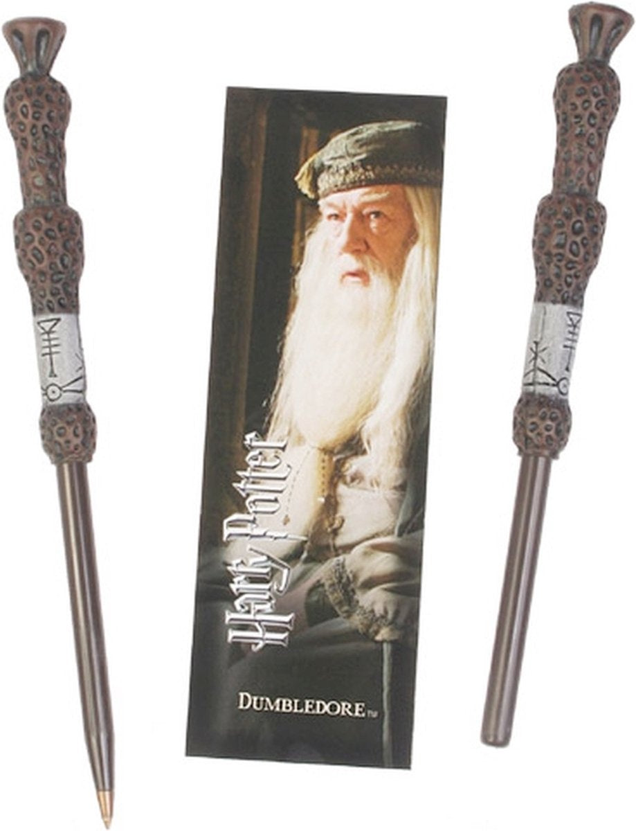 The Noble Collection Harry Potter pen en bladwijzerset dumbledore