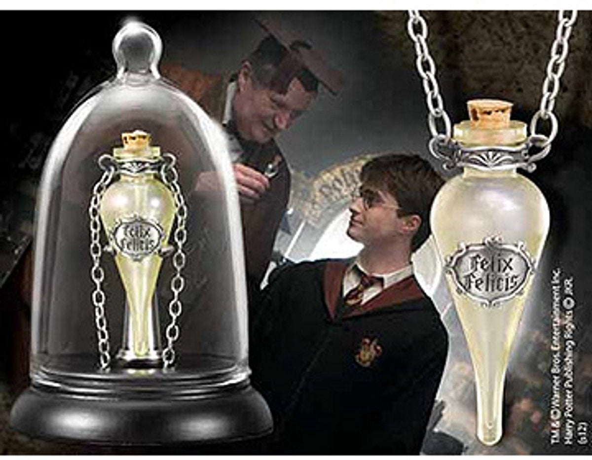 The Noble Collection Harry Potter – felix felicis pendant and display verzamelobject – ketting