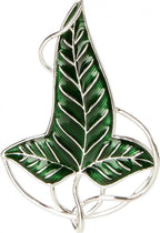 Lord of the rings broche elvenbladbroche (verzilverd) 8 cm