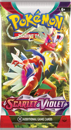 Pokémon scarlet & violet booster – TCG kaarten – 1 pakje 10 kaarten