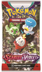 Pokémon scarlet & violet booster – TCG kaarten – 1 pakje 10 kaarten