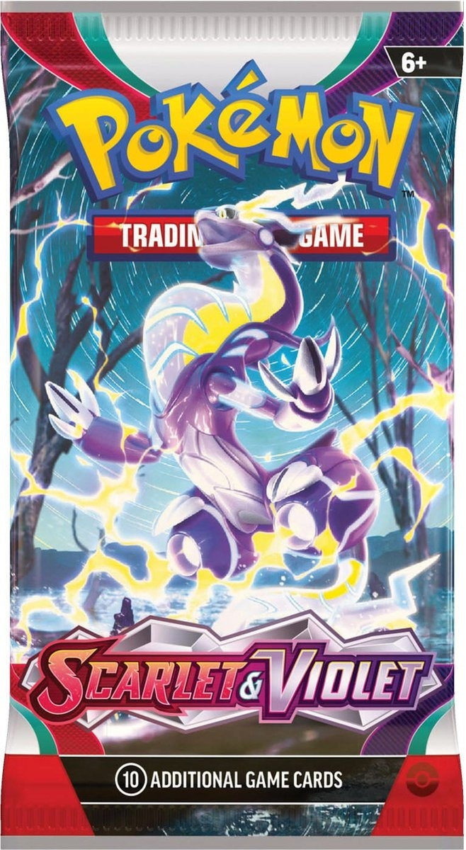 Pokémon scarlet & violet booster – TCG kaarten – 1 pakje 10 kaarten
