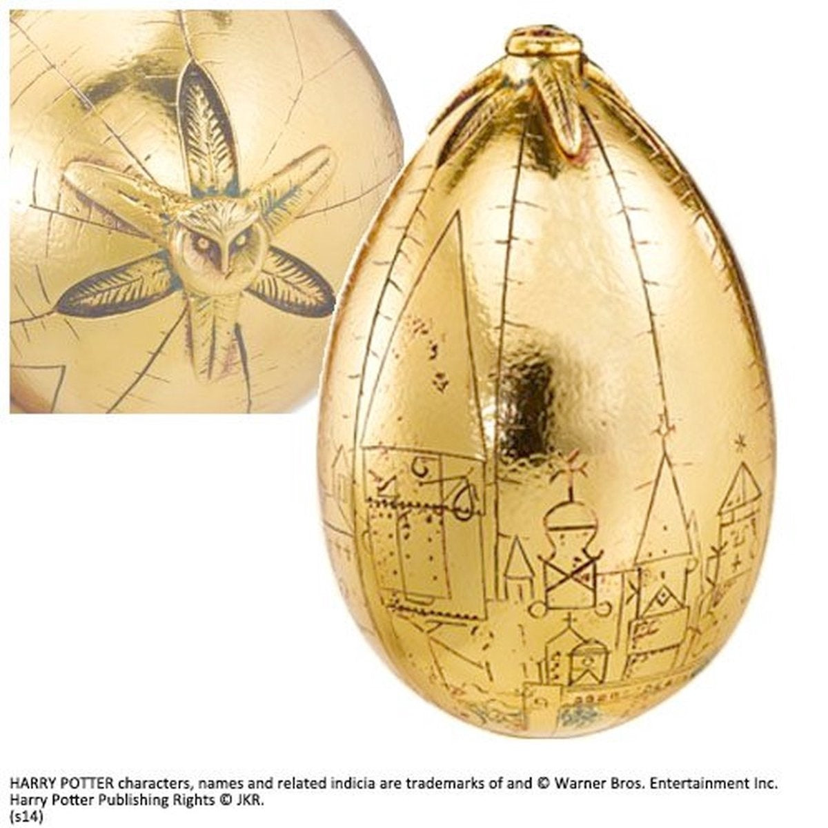 Harry Potter verzamelobject prop replica 1/1 golden egg 23 cm goudkleurig