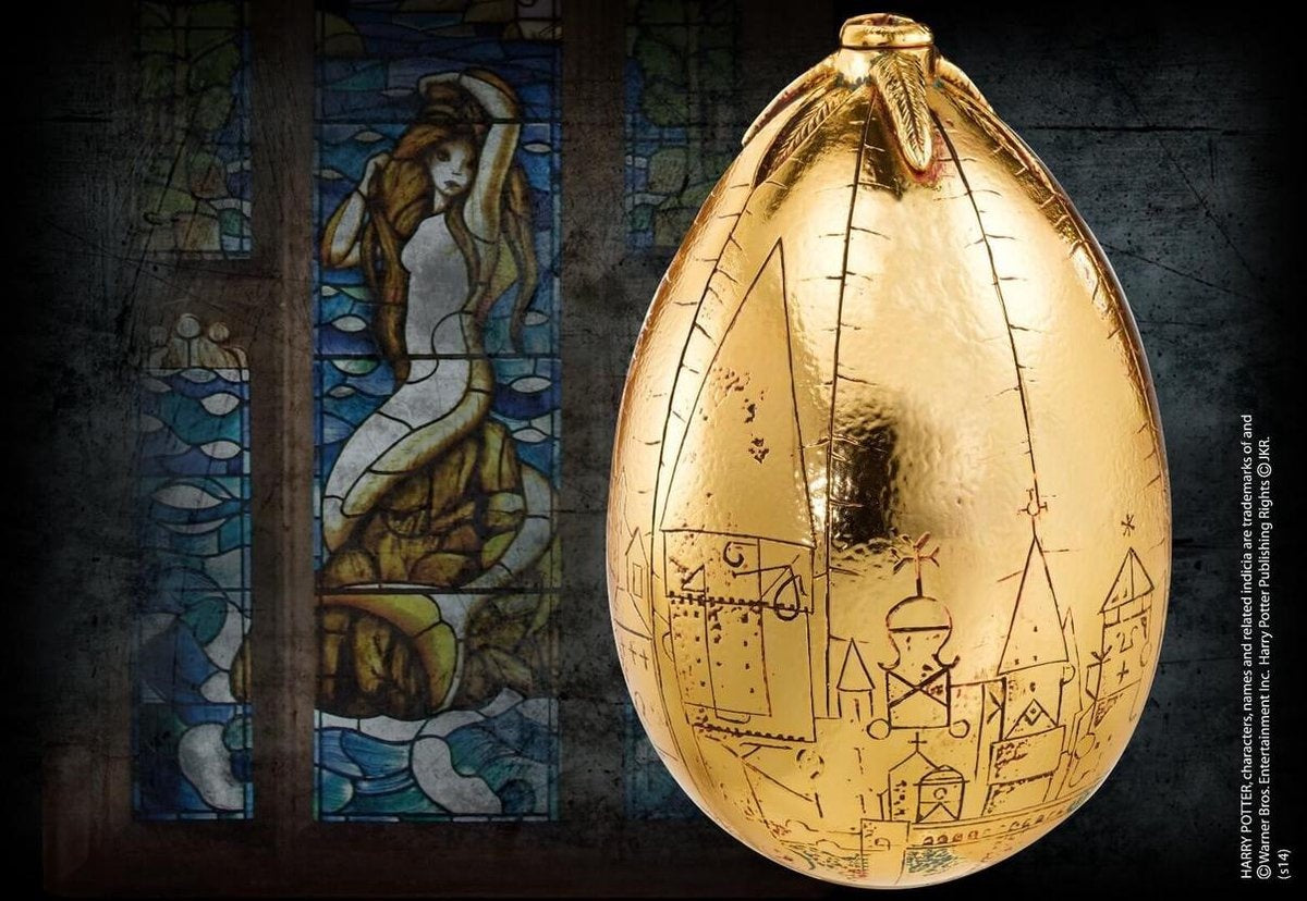Harry Potter verzamelobject prop replica 1/1 golden egg 23 cm goudkleurig