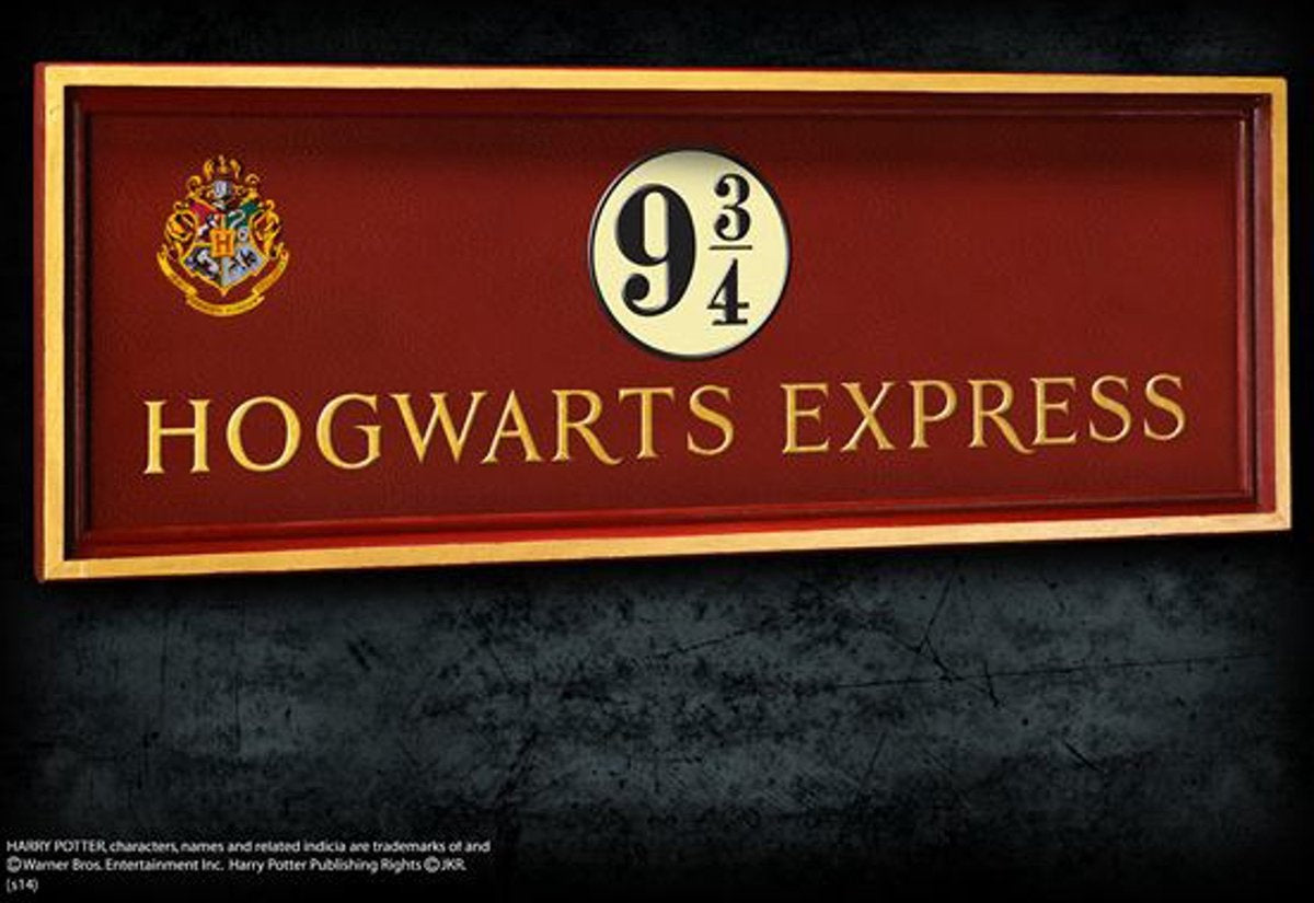 Harry Potter – hogwarts 9 3/4 wandbord