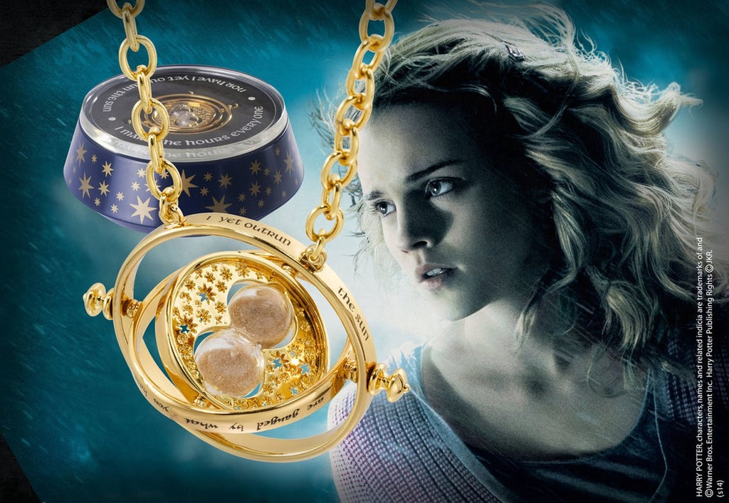 The Noble Collection Harry Potter verzamelobject hermione's time turner special edition goudkleurig