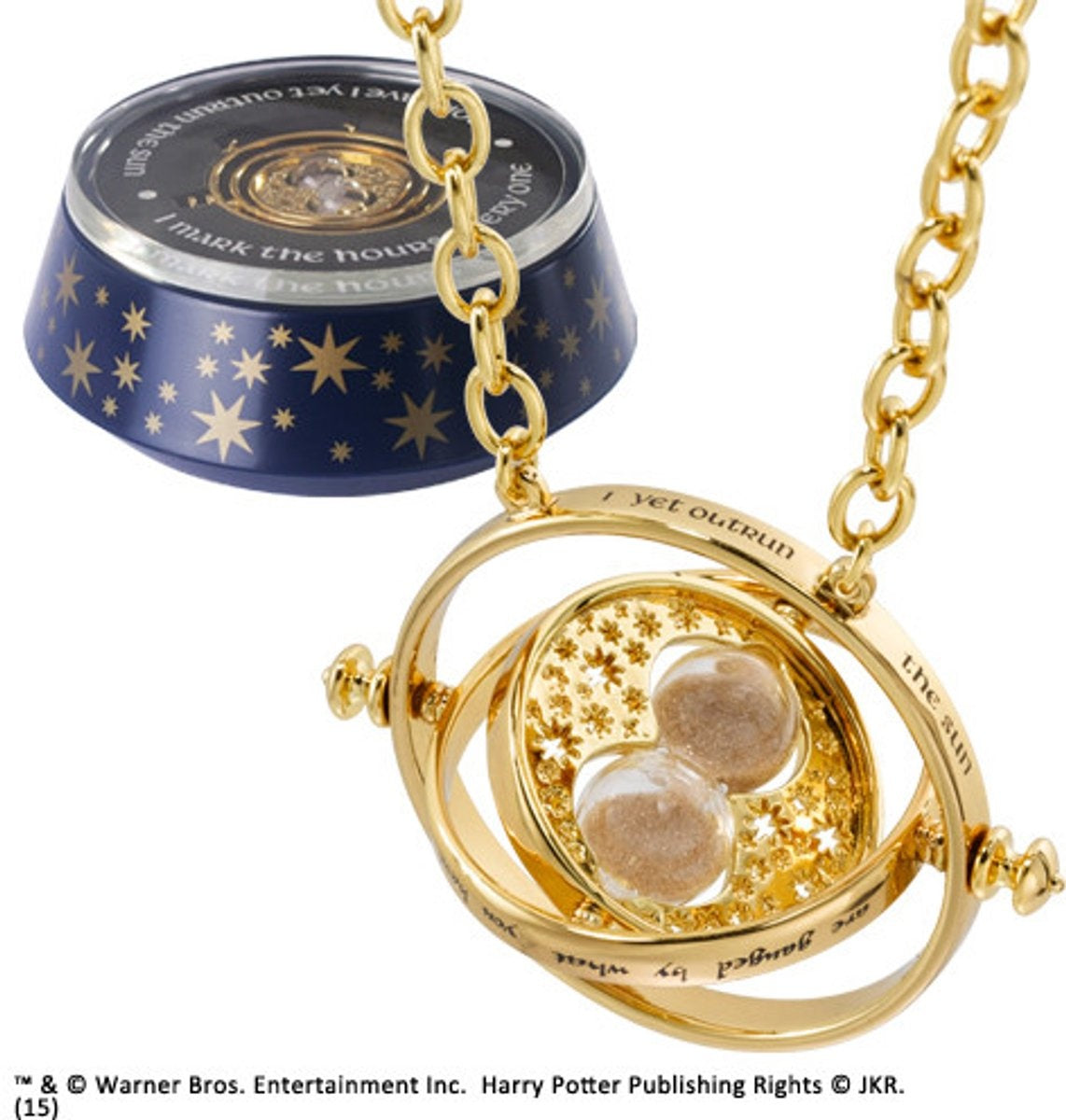 The Noble Collection Harry Potter verzamelobject hermione's time turner special edition goudkleurig