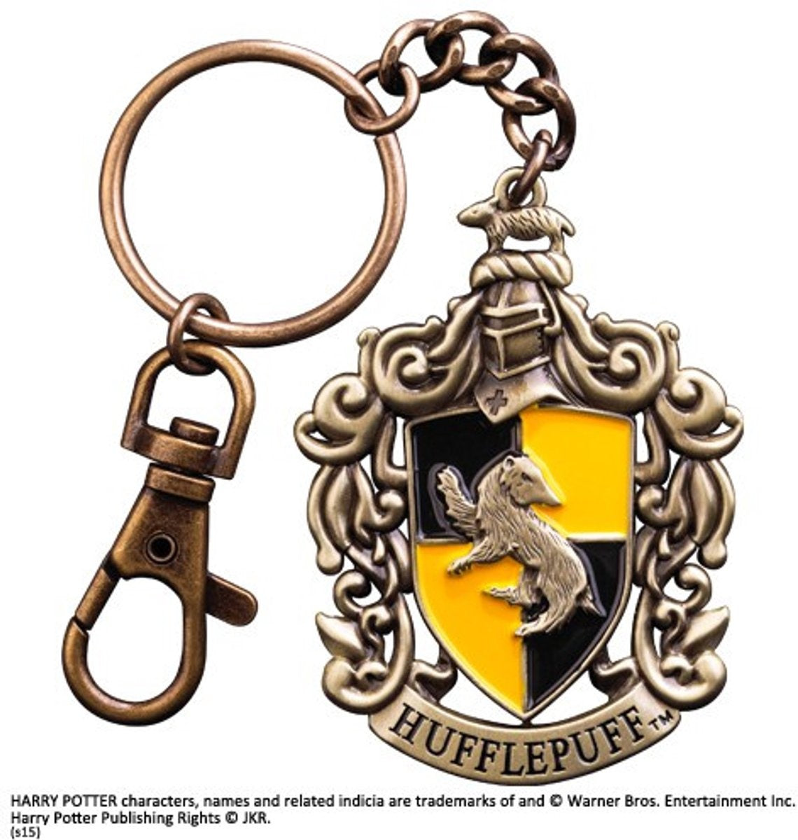 The Noble Collection sleutelhanger Harry Potter: hufflepuff goud/geel
