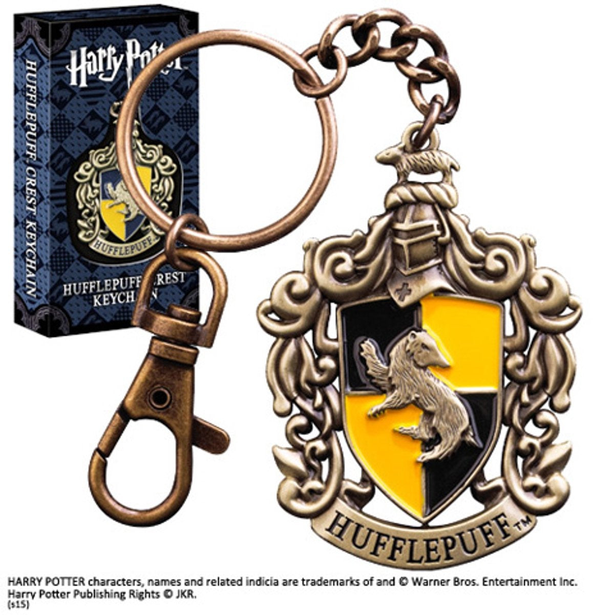 The Noble Collection sleutelhanger Harry Potter: hufflepuff goud/geel
