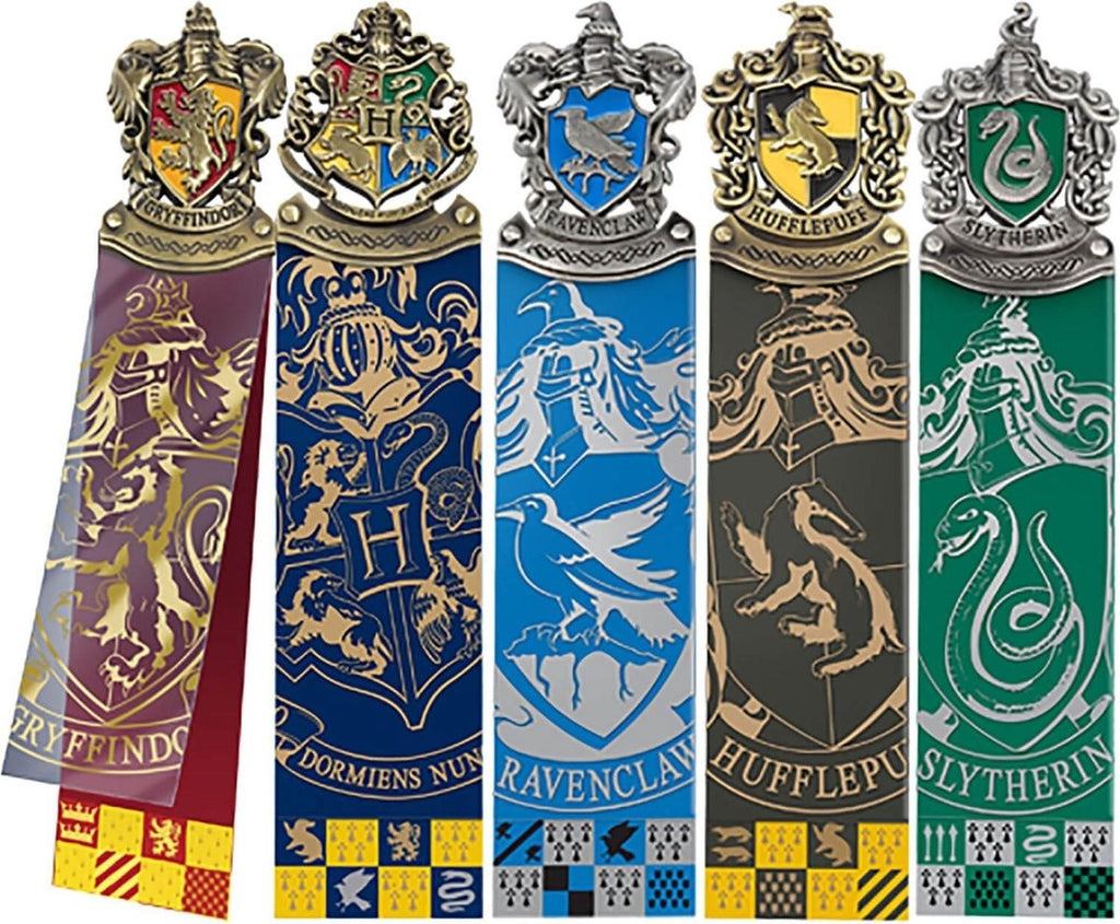 The Noble Collection Harry Potter boekenlegger crest set van 5