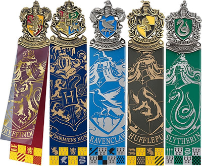 The Noble Collection Harry Potter boekenlegger crest set van 5
