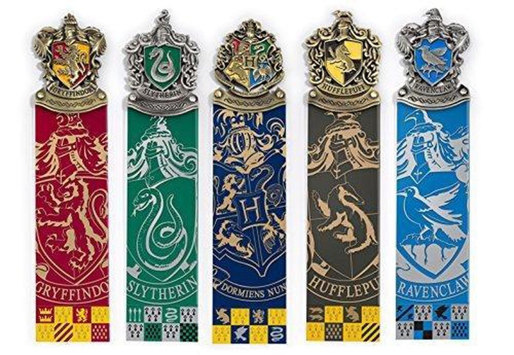 The Noble Collection Harry Potter boekenlegger crest set van 5