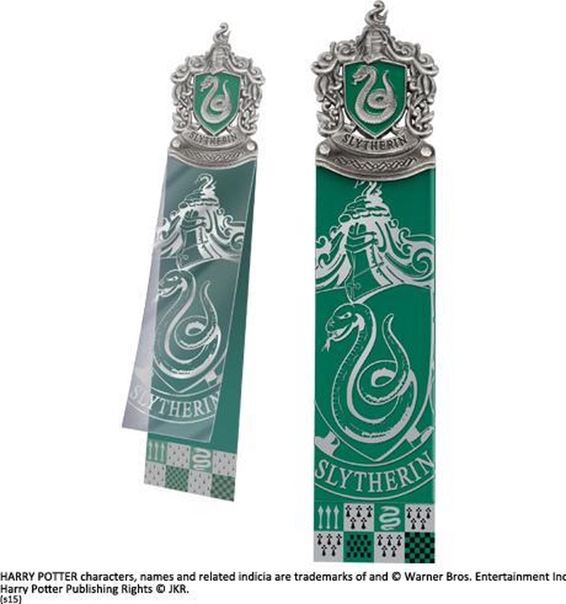 The Noble Collection Harry Potter boekenlegger slytherin groen