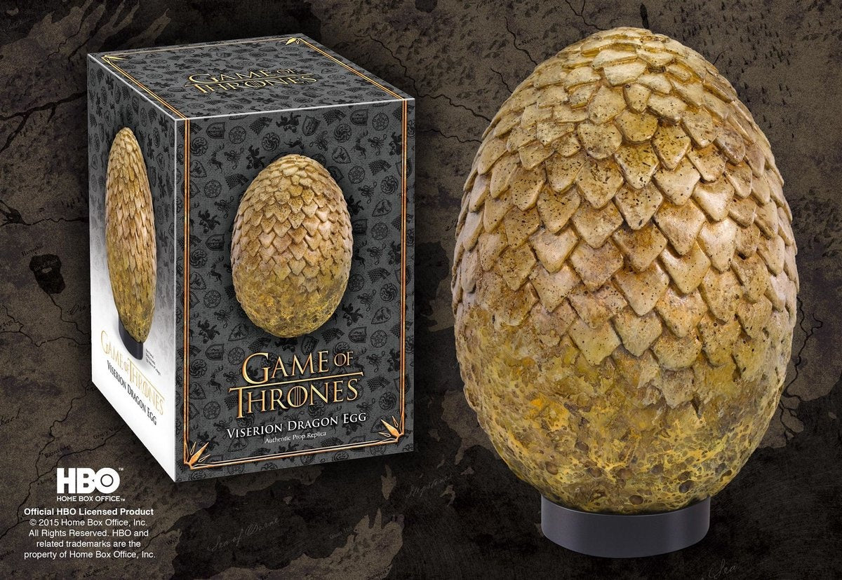 The Noble Collection game of thrones – viserion egg – replica
