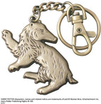 The Noble Collection Harry Potter – hufflepuff 7 cm keychain – bronskleurig