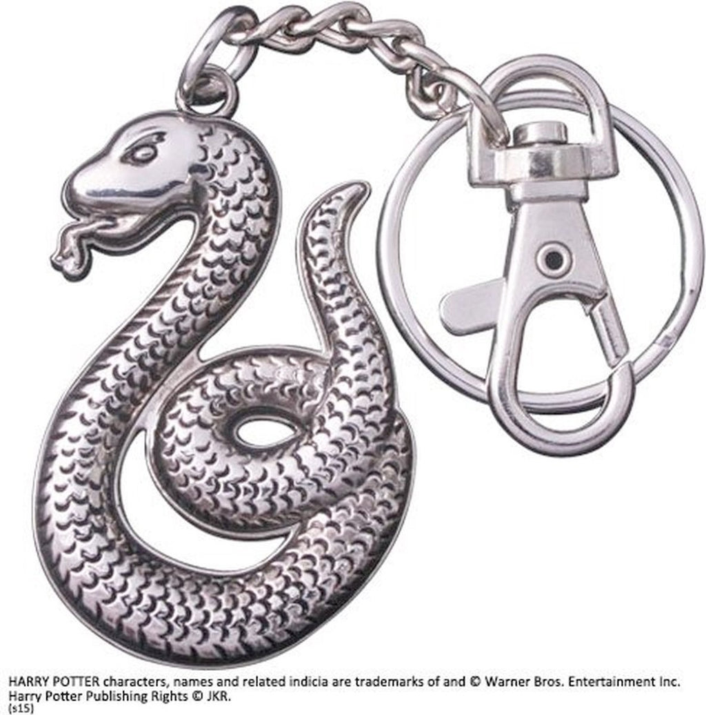 The Noble Collection Harry Potter – slytherin 7 cm keychain – zilverkleurig