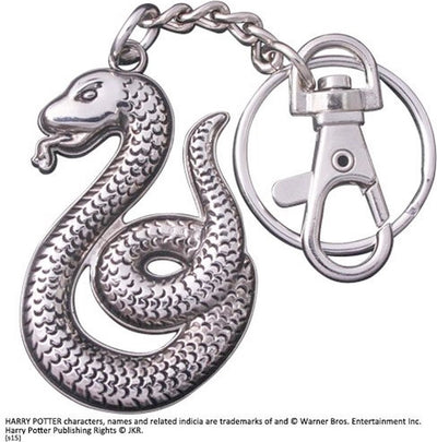 The Noble Collection Harry Potter – slytherin 7 cm keychain – zilverkleurig