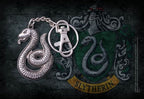 The Noble Collection Harry Potter – slytherin 7 cm keychain – zilverkleurig