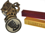 The Noble Collection Harry Potter stempel gryffindor 10 cm goudkleurig