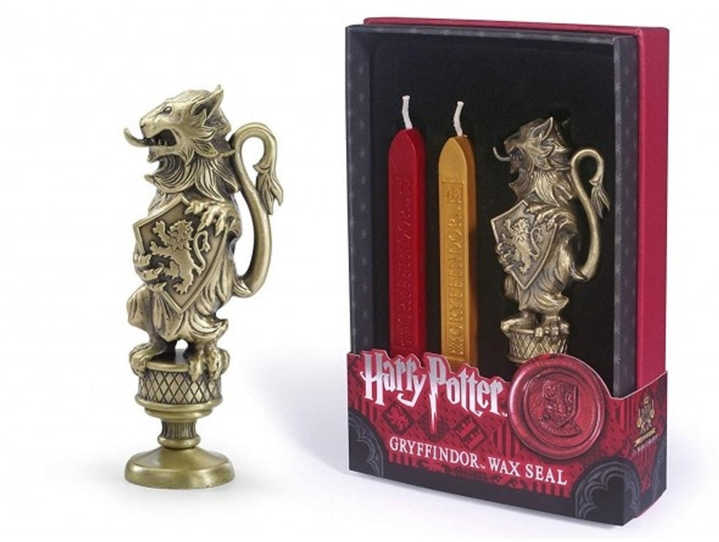 The Noble Collection Harry Potter stempel gryffindor 10 cm goudkleurig